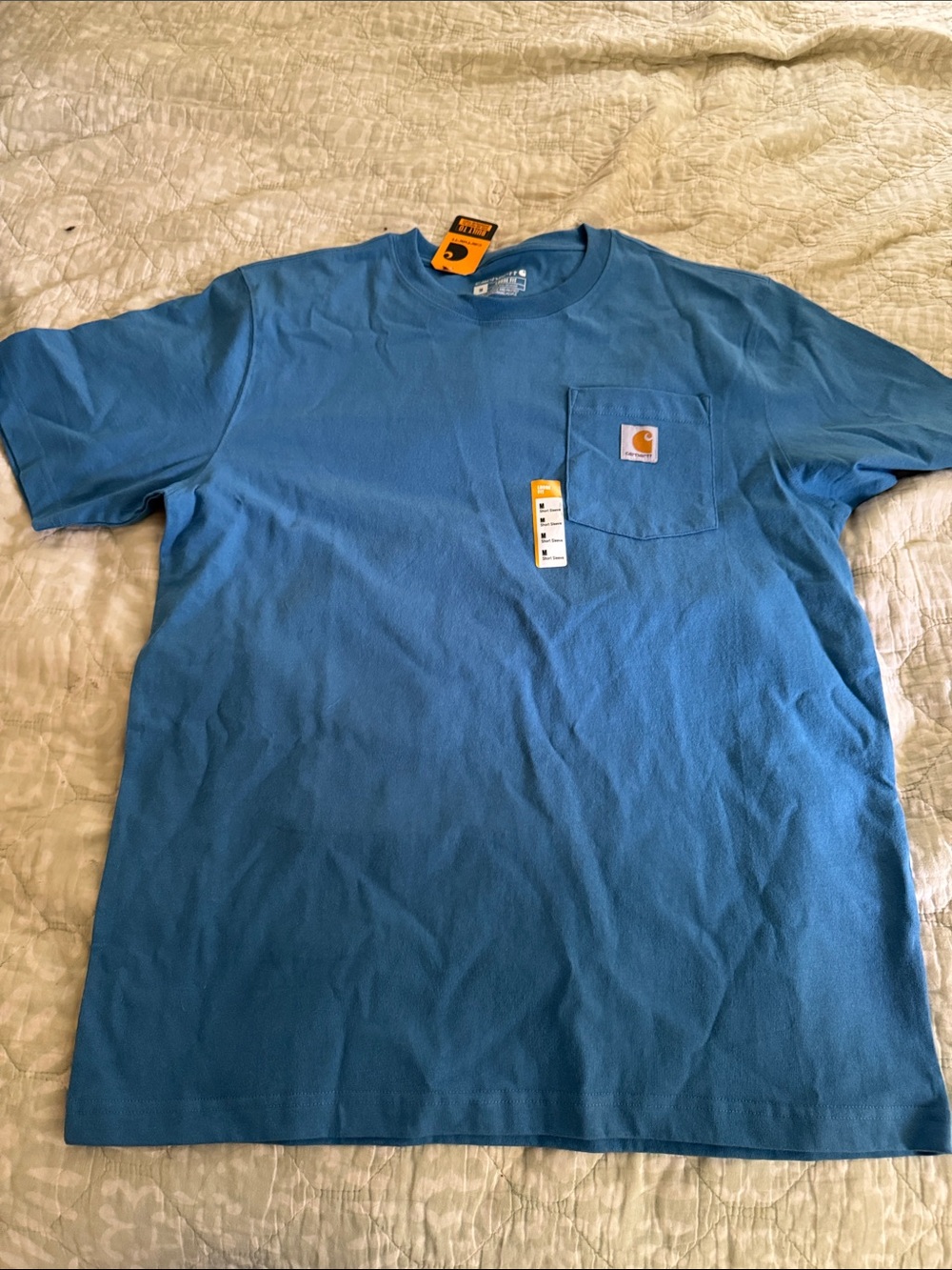 Carhartt Men’s Teal Blue Pocket Short-Sleeve Tee